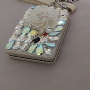 Embellished WFloral Key & Card Holder